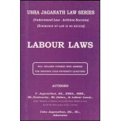 Usha Jaganath Law Series's Labour Laws for LLB / BL by P. Jaganathan